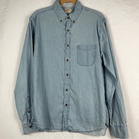 Tried & True Chambray Shirt Faherty - Picture 2 of 8